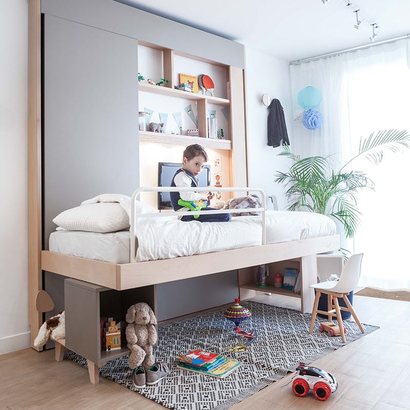 bedUp® Campus, lit escamotable au plafond